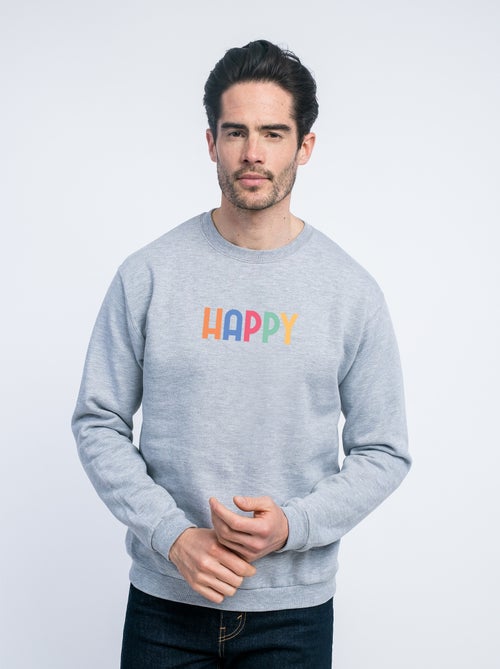 Sweat Homme - HAPPY COLORÉ - Kiabi Sweat Homme - HAPPY COLORÉ - Kiabi