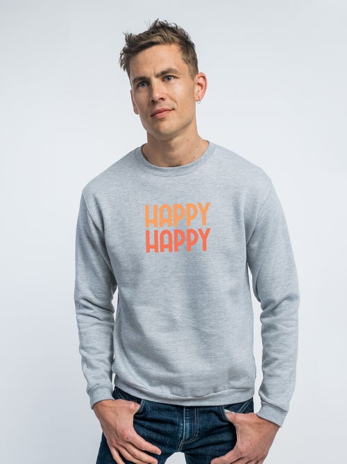 Sweat Homme - HAPPY MPT - Kiabi Sweat Homme - HAPPY MPT - Kiabi