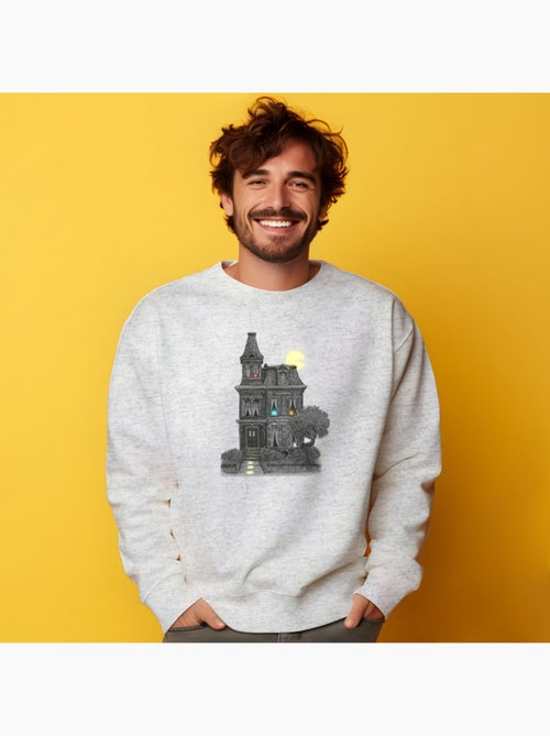 Sweat Homme - HAUNTED BY THE 80'S - Kiabi Sweat Homme - HAUNTED BY THE 80'S - Kiabi