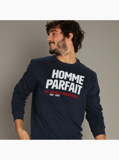 Sweat Homme - HOMME PARFAIT ET SUPER MODESTE - Kiabi