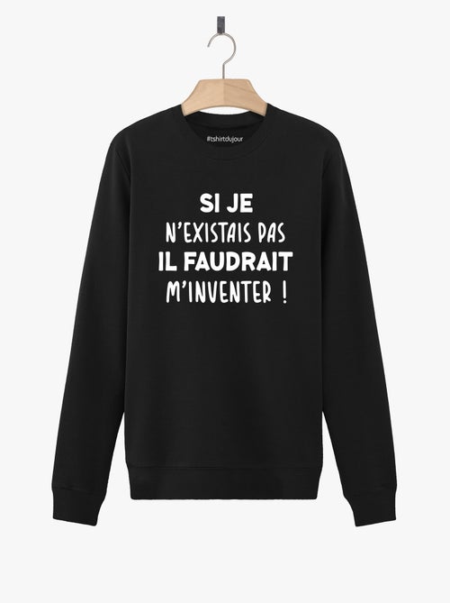 Sweat Homme - IL FAUDRAIT M'INVENTER - Kiabi