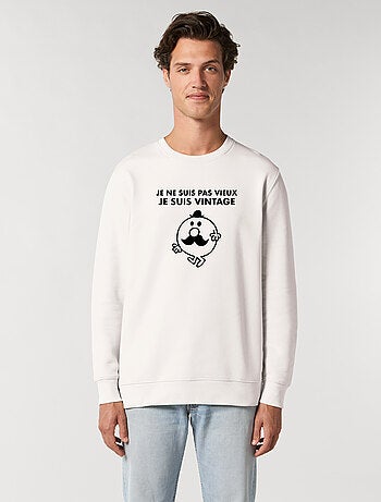 Sweat Homme - JE NE SUIS PAS VIEUX JE SUIS VINTAGE