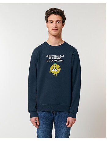 Sweat Homme - JE NE VIEILLIS PAS JE PRENDS DE LA VALEUR
