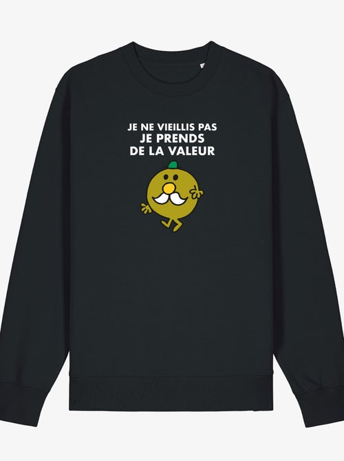 Sweat Homme - JE NE VIEILLIS PAS JE PRENDS DE LA VALEUR - Kiabi