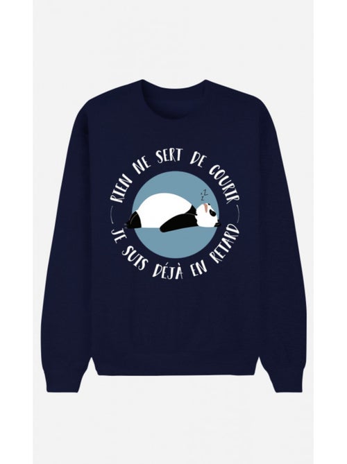Sweat Homme - JE SUIS DEJA EN RETARD - Kiabi Sweat Homme - JE SUIS DEJA EN RETARD - Kiabi