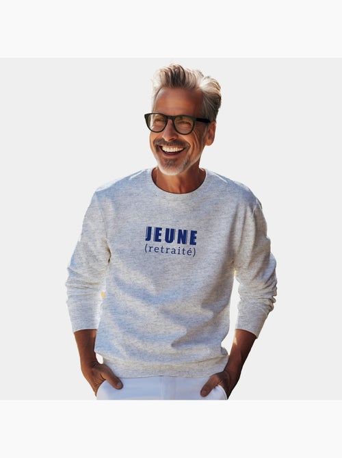 Sweat Homme - JEUNE RETRAITE - Kiabi Sweat Homme - JEUNE RETRAITE - Kiabi