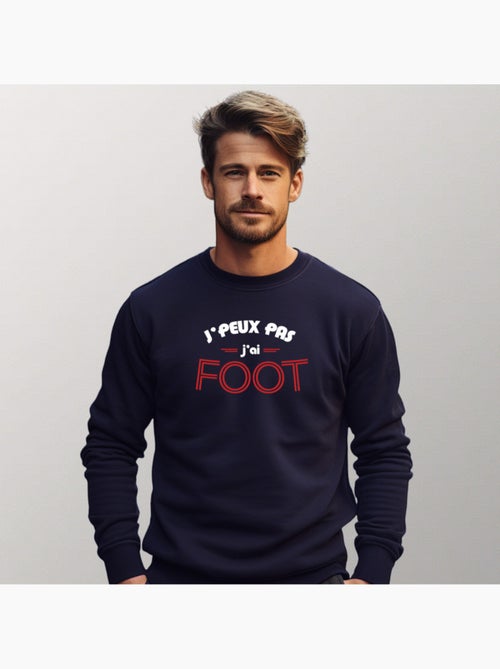 Sweat Homme - J'PEUX PAS J'AI FOOT - Kiabi Sweat Homme - J'PEUX PAS J'AI FOOT - Kiabi