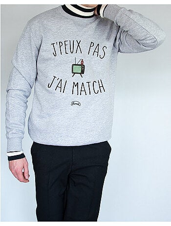 Sweat Homme - J'PEUX PAS MATCH