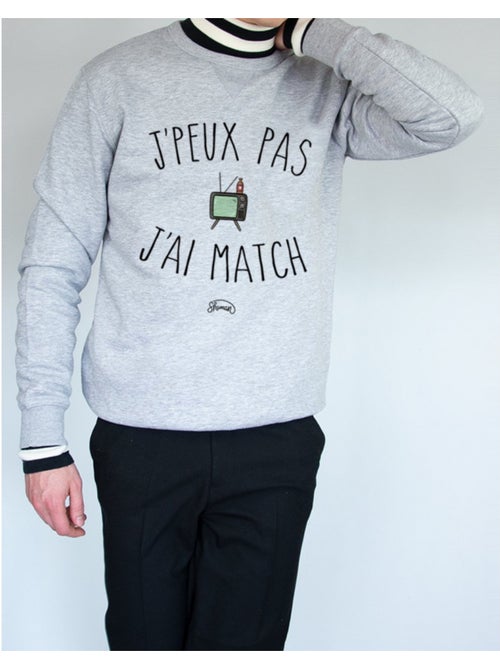 Sweat Homme - J'PEUX PAS MATCH - Kiabi Sweat Homme - J'PEUX PAS MATCH - Kiabi