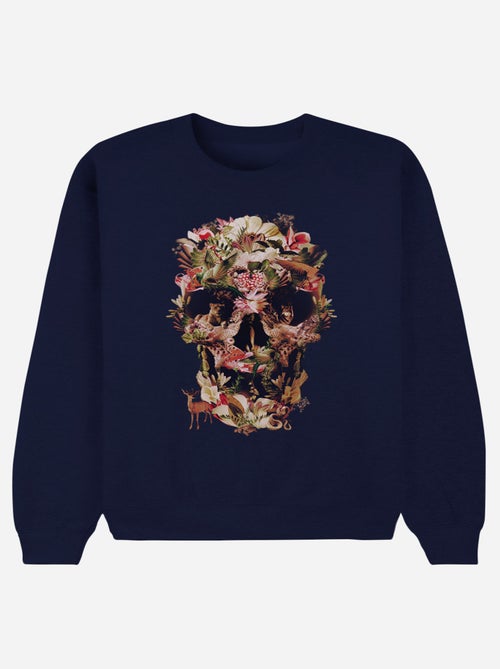 Sweat Homme - JUNGLE SKULL - Kiabi