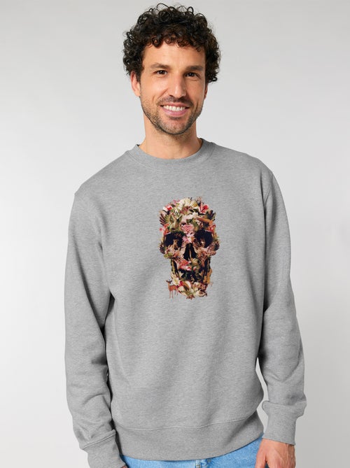 Sweat Homme - JUNGLE SKULL - Kiabi