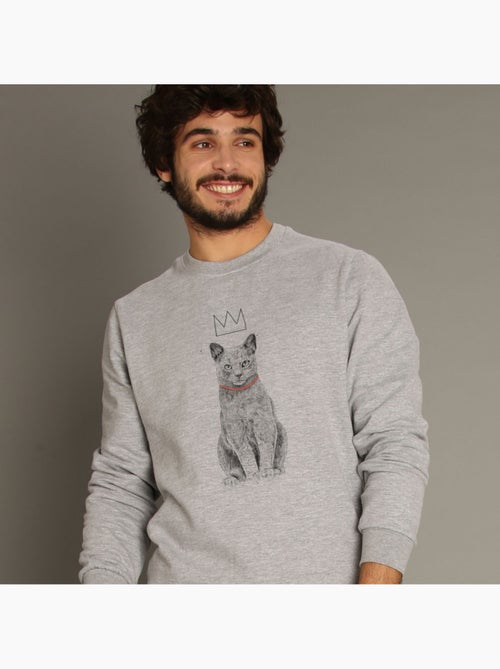 Sweat Homme - KING OF EVERYTHING - Kiabi Sweat Homme - KING OF EVERYTHING - Kiabi