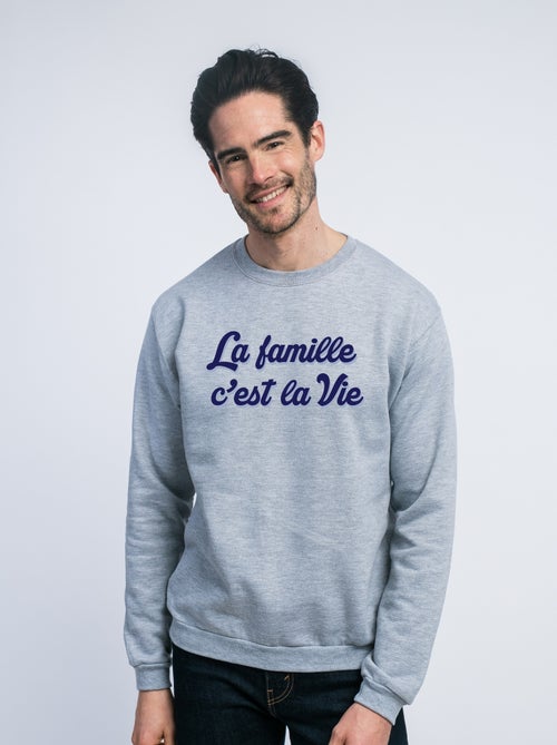 Sweat Homme - LA FAMILLE C'EST LA VIE - Kiabi Sweat Homme - LA FAMILLE C'EST LA VIE - Kiabi