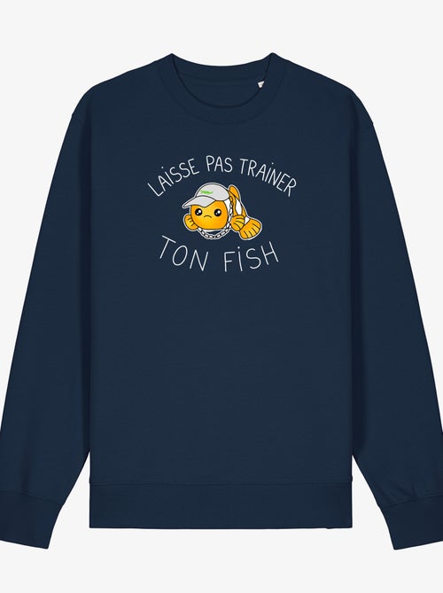 Sweat Homme - LAISSE PAS TRAINER TON FISH - Kiabi Sweat Homme - LAISSE PAS TRAINER TON FISH - Kiabi