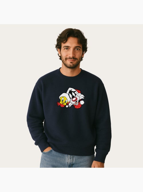 Sweat Homme - LOONEY TUNES SYLVESTER AND TWEETY - Kiabi Sweat Homme - LOONEY TUNES SYLVESTER AND TWEETY - Kiabi