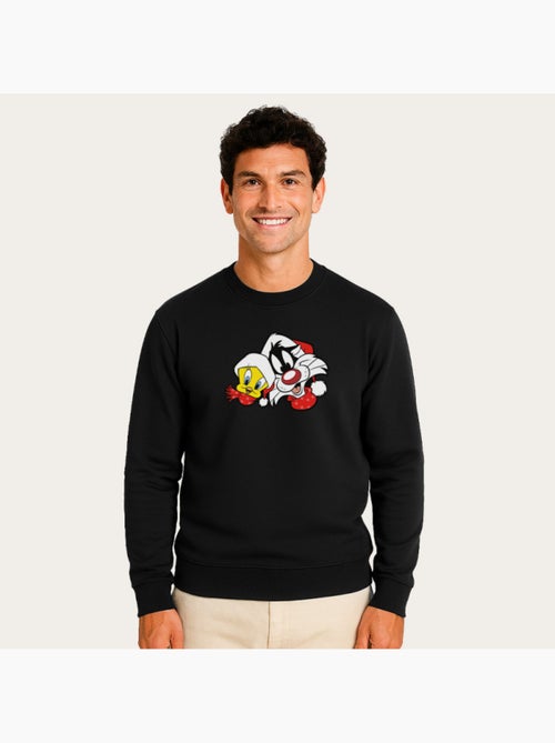 Sweat Homme - LOONEY TUNES SYLVESTER AND TWEETY - Kiabi Sweat Homme - LOONEY TUNES SYLVESTER AND TWEETY - Kiabi