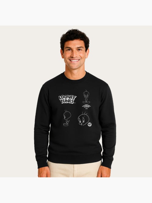 Sweat Homme - LOONEY TUNES TWEETY 80TH OUTLINE - Kiabi Sweat Homme - LOONEY TUNES TWEETY 80TH OUTLINE - Kiabi