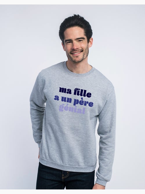 Sweat Homme - MA FILLE A UN PÈRE GÉNIAL - Kiabi Sweat Homme - MA FILLE A UN PÈRE GÉNIAL - Kiabi