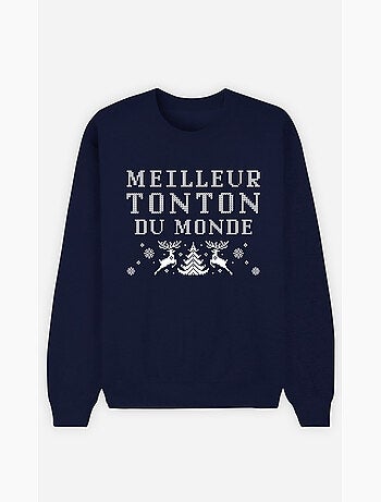 Sweat Homme - MEILLEUR TONTON DU MONDE NOEL