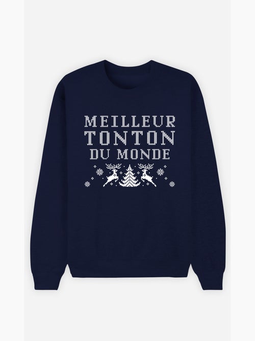 Sweat Homme - MEILLEUR TONTON DU MONDE NOEL - Kiabi Sweat Homme - MEILLEUR TONTON DU MONDE NOEL - Kiabi