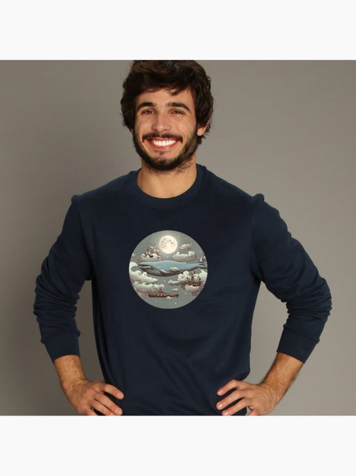 Sweat Homme - OCEAN MEETS SKY - Kiabi Sweat Homme - OCEAN MEETS SKY - Kiabi