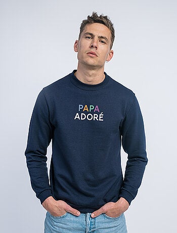 Sweat Homme - PAPA ADORÉ COLORÉ