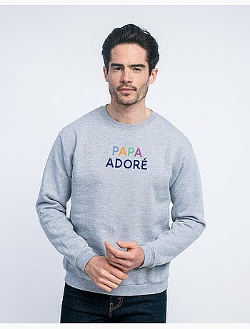 Sweat Homme - PAPA ADORÉ COLORÉ