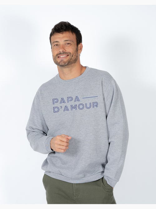 Sweat Homme - PAPA D AMOUR LIGNE - Kiabi Sweat Homme - PAPA D AMOUR LIGNE - Kiabi