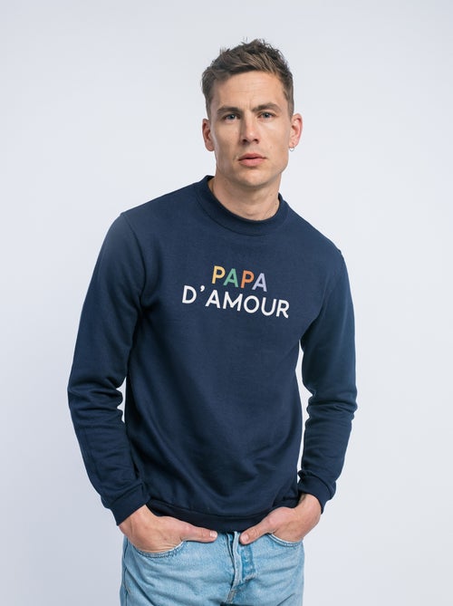 Sweat Homme - PAPA D'AMOUR COLORÉ - Kiabi Sweat Homme - PAPA D'AMOUR COLORÉ - Kiabi