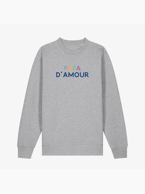 Sweat Homme - PAPA D'AMOUR COLORÉ - Kiabi