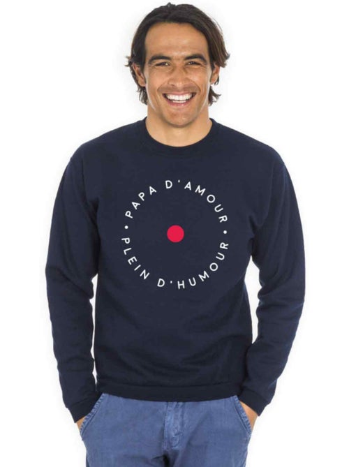 Sweat Homme - PAPA D'AMOUR PLEINS D'HUMOUR - Kiabi Sweat Homme - PAPA D'AMOUR PLEINS D'HUMOUR - Kiabi