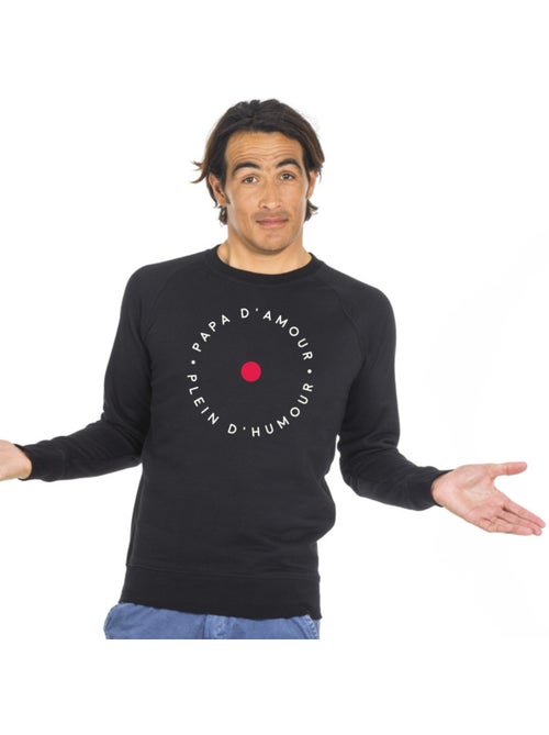 Sweat Homme - PAPA D'AMOUR PLEINS D'HUMOUR - Kiabi Sweat Homme - PAPA D'AMOUR PLEINS D'HUMOUR - Kiabi