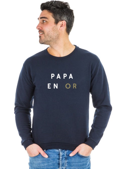 Sweat Homme - PAPA EN OR 2 WAF - Kiabi Sweat Homme - PAPA EN OR 2 WAF - Kiabi