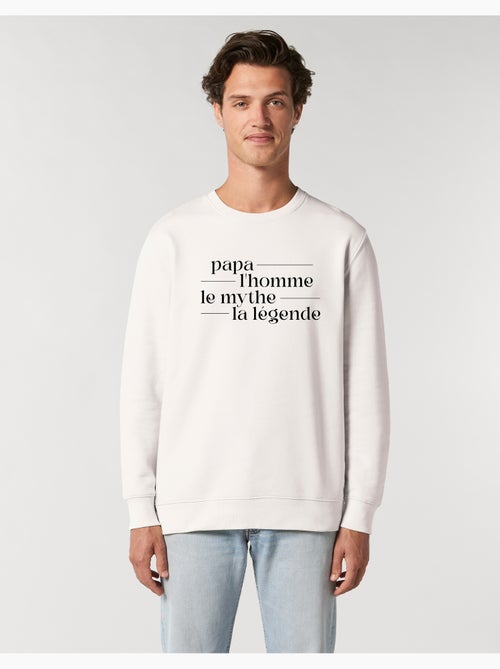 Sweat Homme - PAPA MYTHE LEGENDE - Kiabi Sweat Homme - PAPA MYTHE LEGENDE - Kiabi