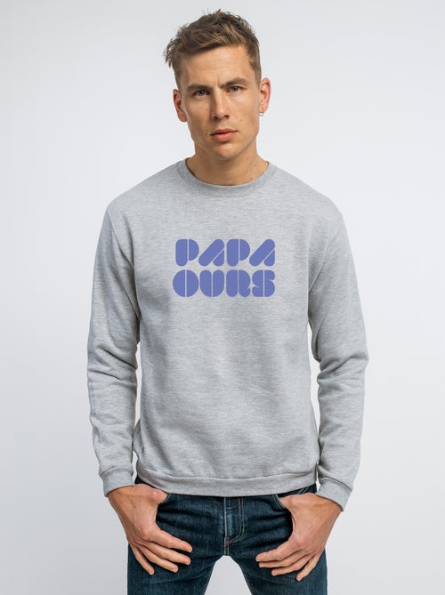 Sweat Homme - PAPA OURS 3 - Kiabi Sweat Homme - PAPA OURS 3 - Kiabi