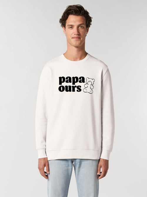 Sweat Homme - PAPA OURS 4 WAF - Kiabi Sweat Homme - PAPA OURS 4 WAF - Kiabi
