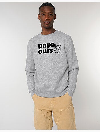 Sweat Homme - PAPA OURS 4 WAF