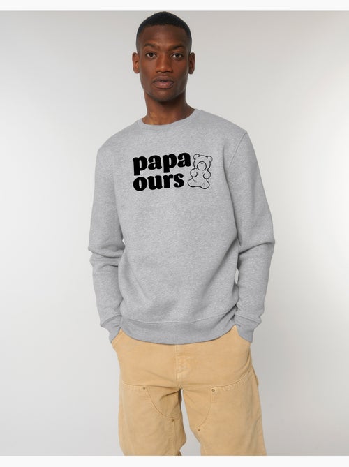 Sweat Homme - PAPA OURS 4 WAF - Kiabi Sweat Homme - PAPA OURS 4 WAF - Kiabi