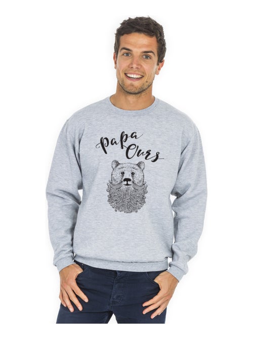 Sweat Homme - PAPA OURS - Kiabi Sweat Homme - PAPA OURS - Kiabi