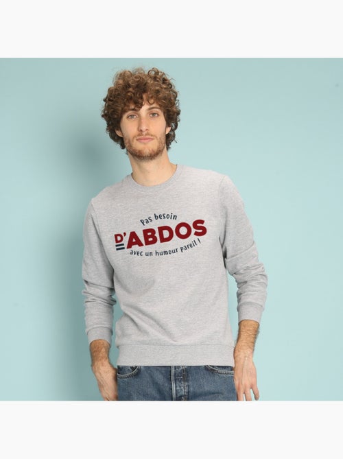 Sweat Homme - PAS BESOIN D'ABDOS - Kiabi