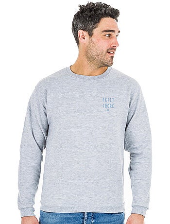 Sweat Homme - PETIT FRÈRE X CŒUR WAF