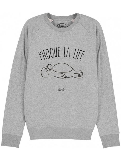 Sweat Homme - PHOQUE LA LIFE - Kiabi