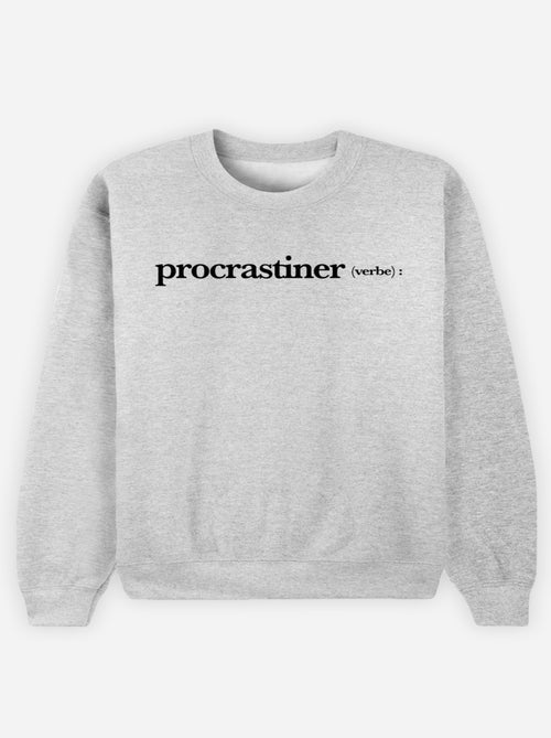 Sweat Homme - PROCRASTINER DÉFINITION - Kiabi Sweat Homme - PROCRASTINER DÉFINITION - Kiabi