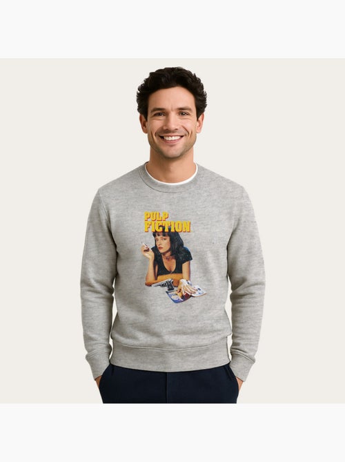 Sweat Homme - PULP FICTION VINTAGE MIA WALLACE - Kiabi Sweat Homme - PULP FICTION VINTAGE MIA WALLACE - Kiabi