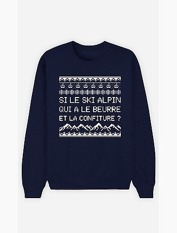 Sweat Homme - SI LE SKI ALPIN