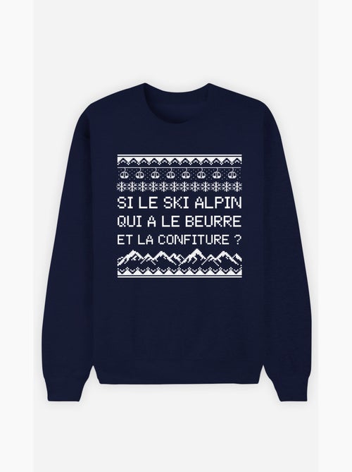 Sweat Homme - SI LE SKI ALPIN - Kiabi Sweat Homme - SI LE SKI ALPIN - Kiabi