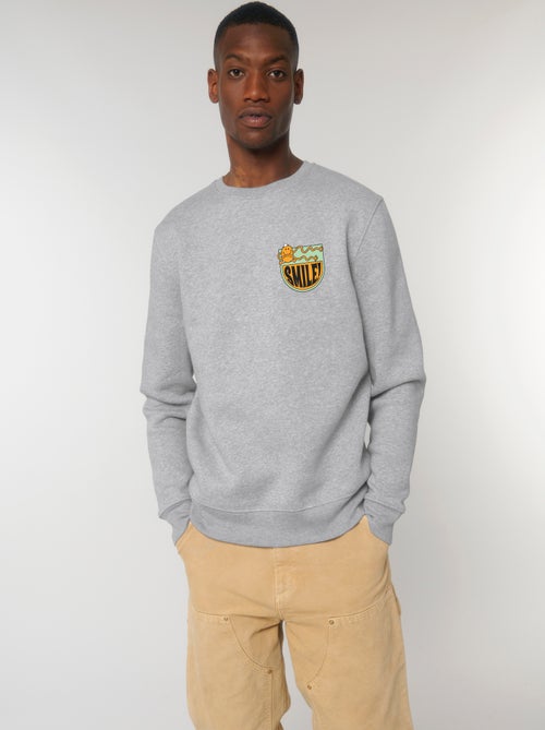 Sweat Homme - SMILE COEUR - Kiabi Sweat Homme - SMILE COEUR - Kiabi