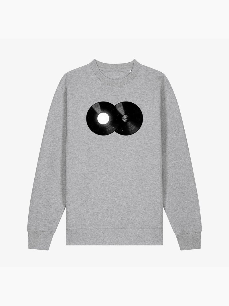 Sweat Homme - SOUNDS OF THE GALAXY Gris chiné - Kiabi