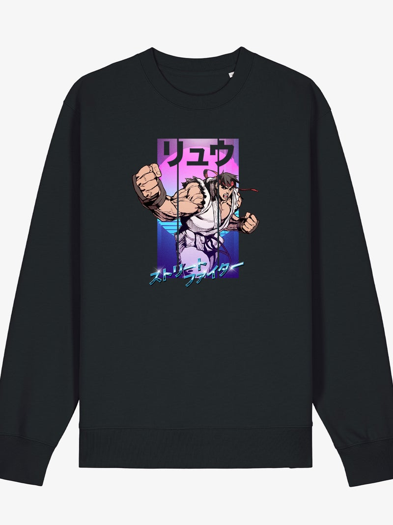 Sweat Homme - STREET FIGHTER 3 Noir - Kiabi