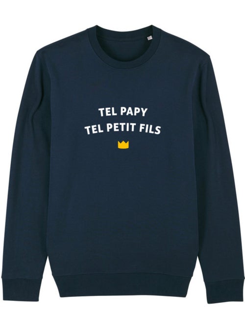 Sweat Homme - TEL PAPY TEL PETIT FILS WAF - Kiabi Sweat Homme - TEL PAPY TEL PETIT FILS WAF - Kiabi